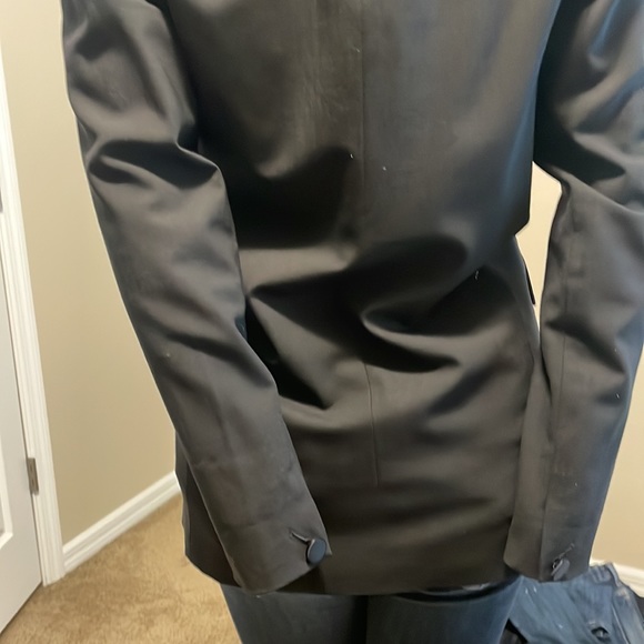 ADAM LIPPES OVERSIZED STATEMENT TUXEDO PIECE EMBELLISHED WOOL ELASTANE NWOT 2 - Picture 16 of 17